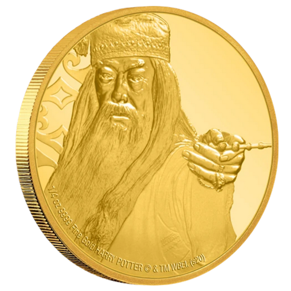 Harry Potter Albus Dumbledore 1/4 oz Or